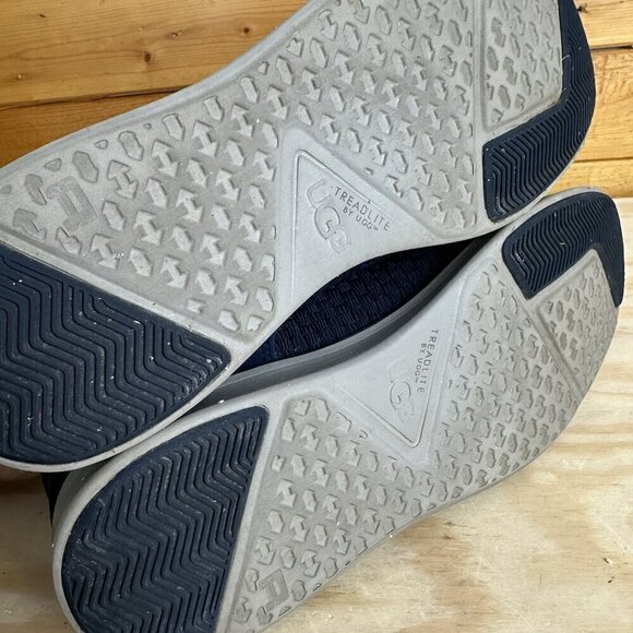 UGG Mens Shoes Size 7 Hepner Navy Blue Woven Weave Casual Sneakers - Picture 6 of 6